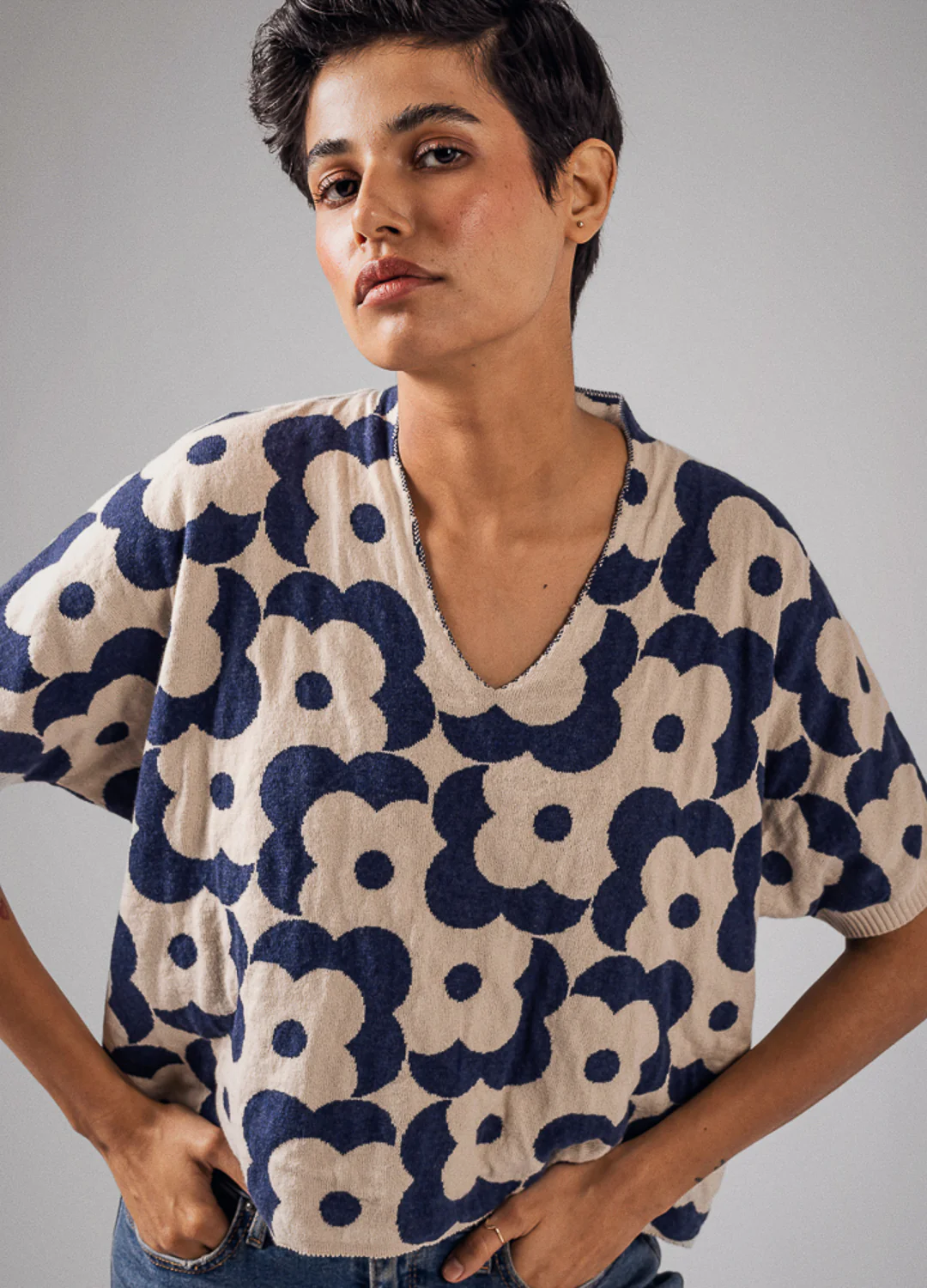 Eclipse Floral Knit Top