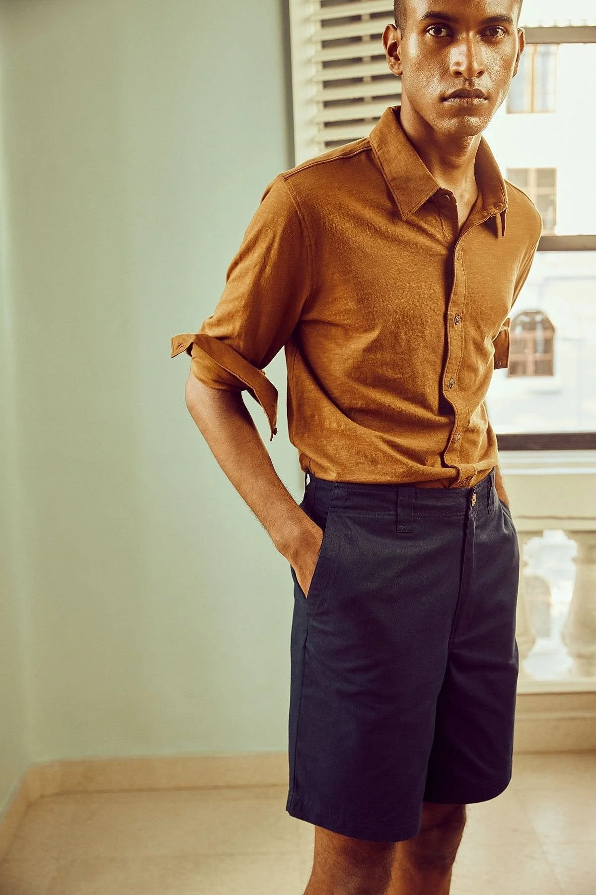 Indigo Relaxed Shorts