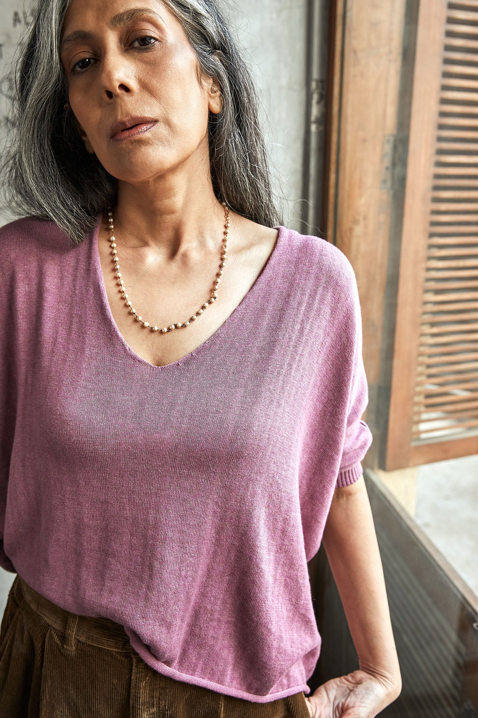 Elderberry Knit Top