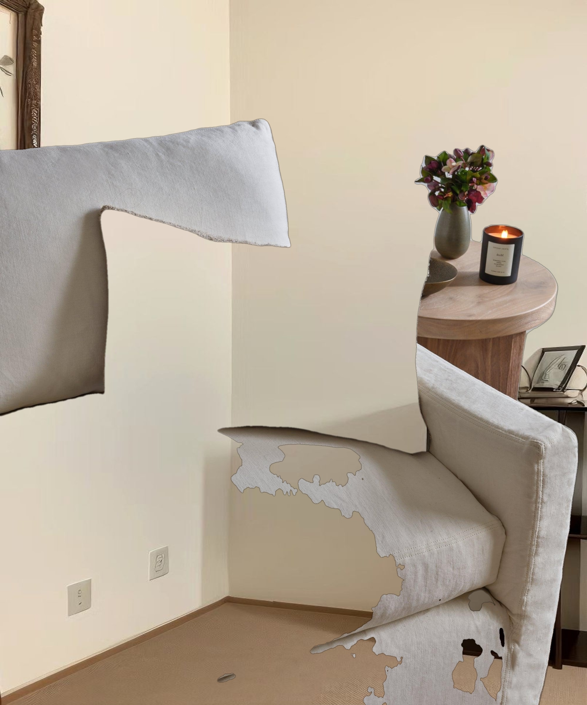 Nell Boucle Lumbar Pillow