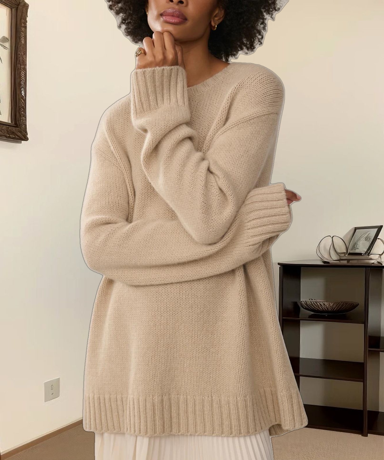 Cashmere Amelia Crewneck