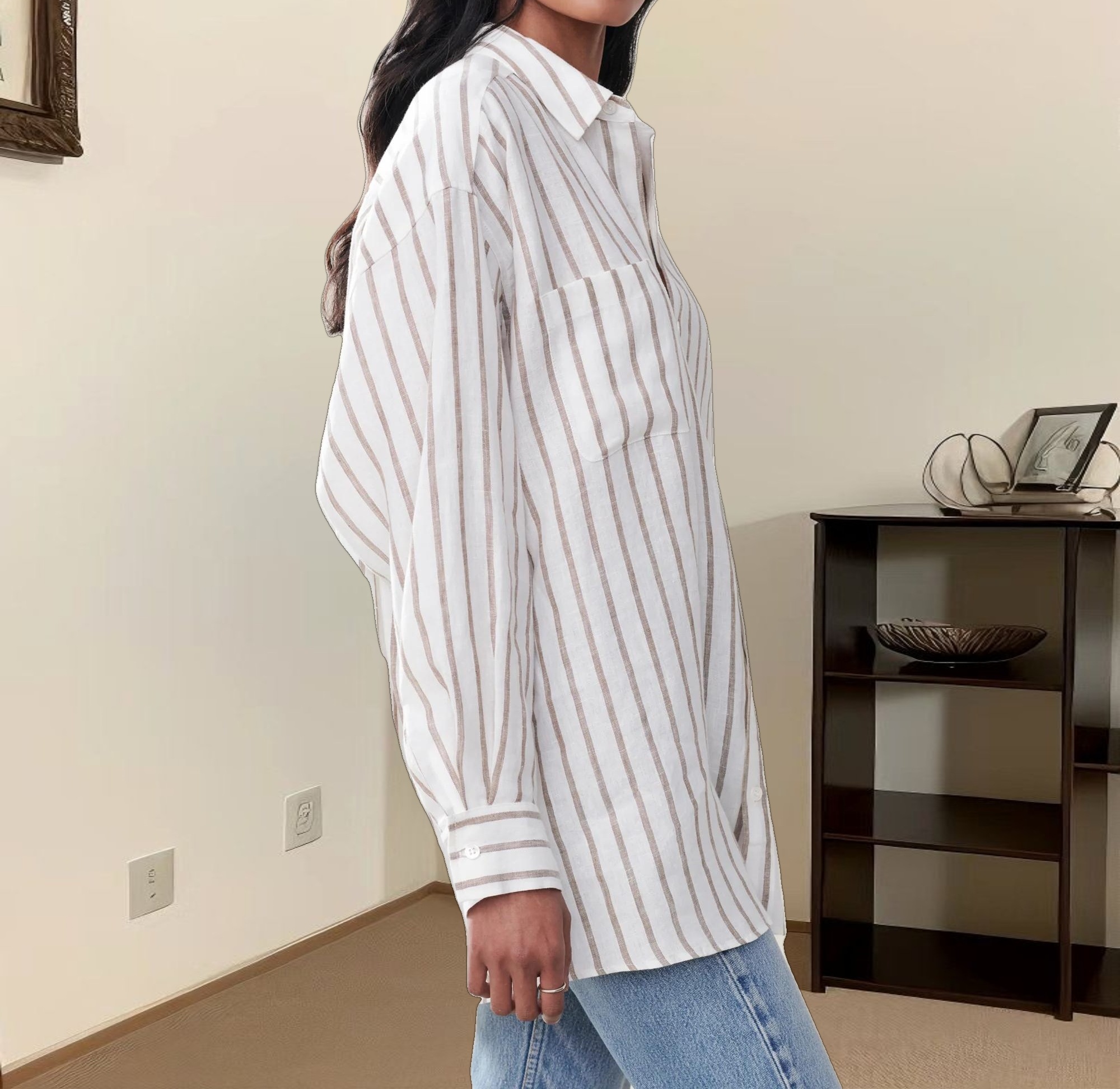 Linen Relaxed Oversized Shirt