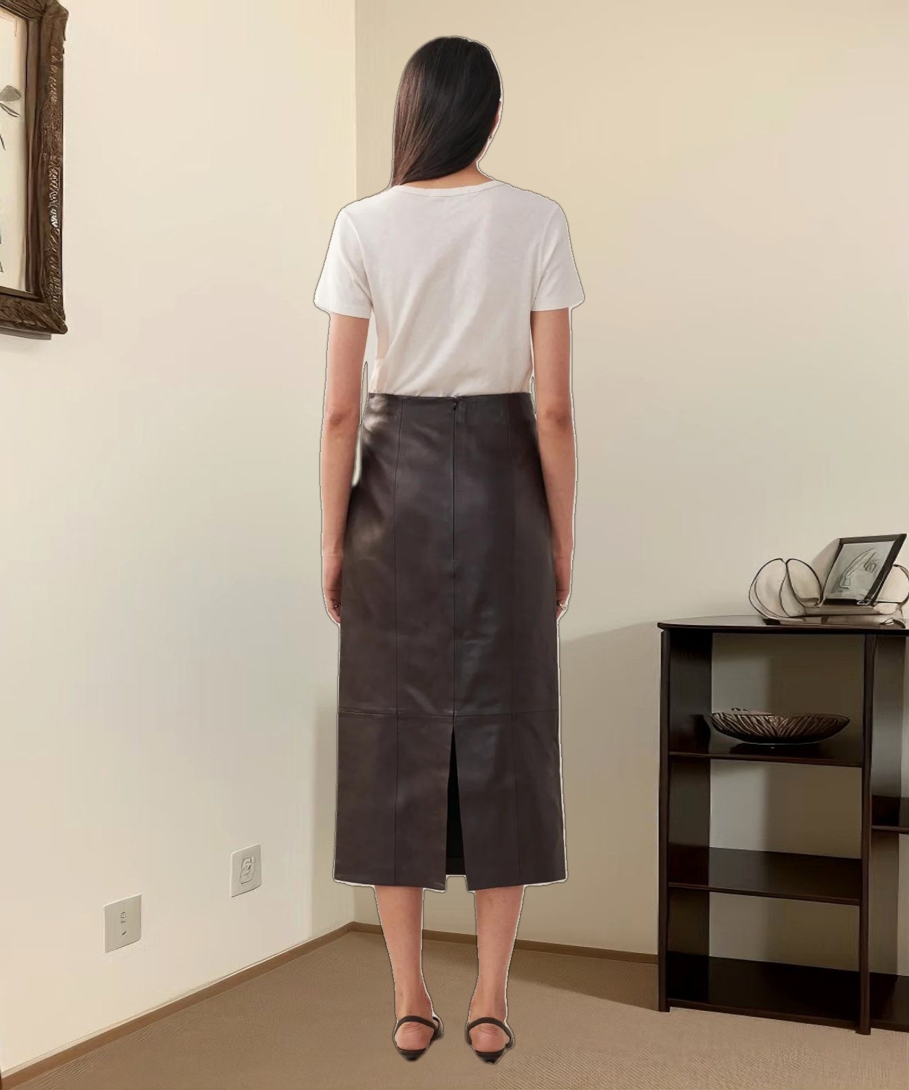 Leather Sienna Skirt