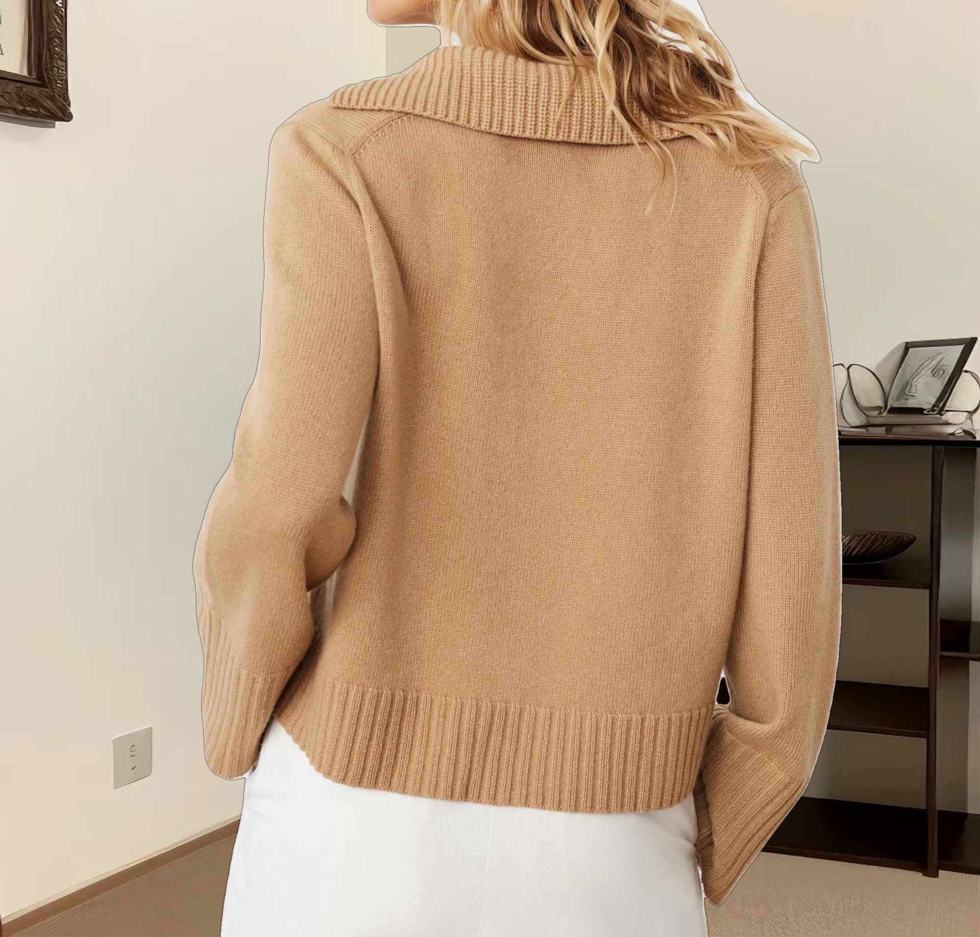 Cashmere Frances Polo