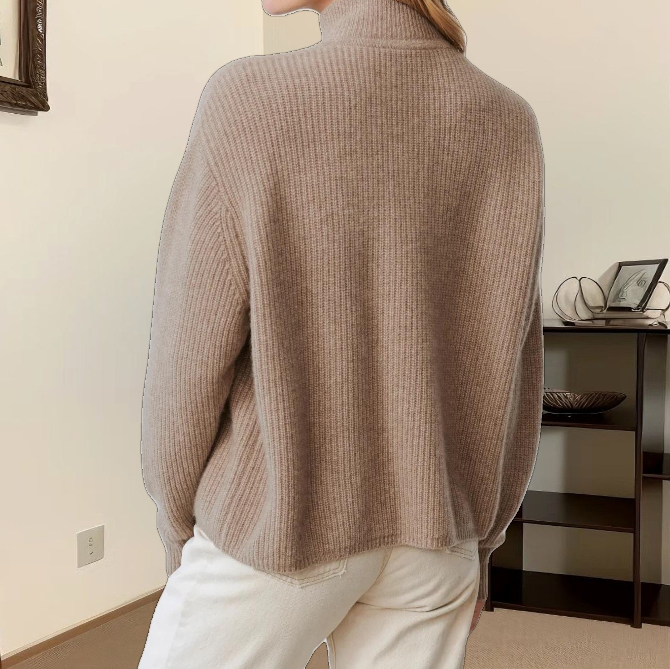 Cashmere Half Zip