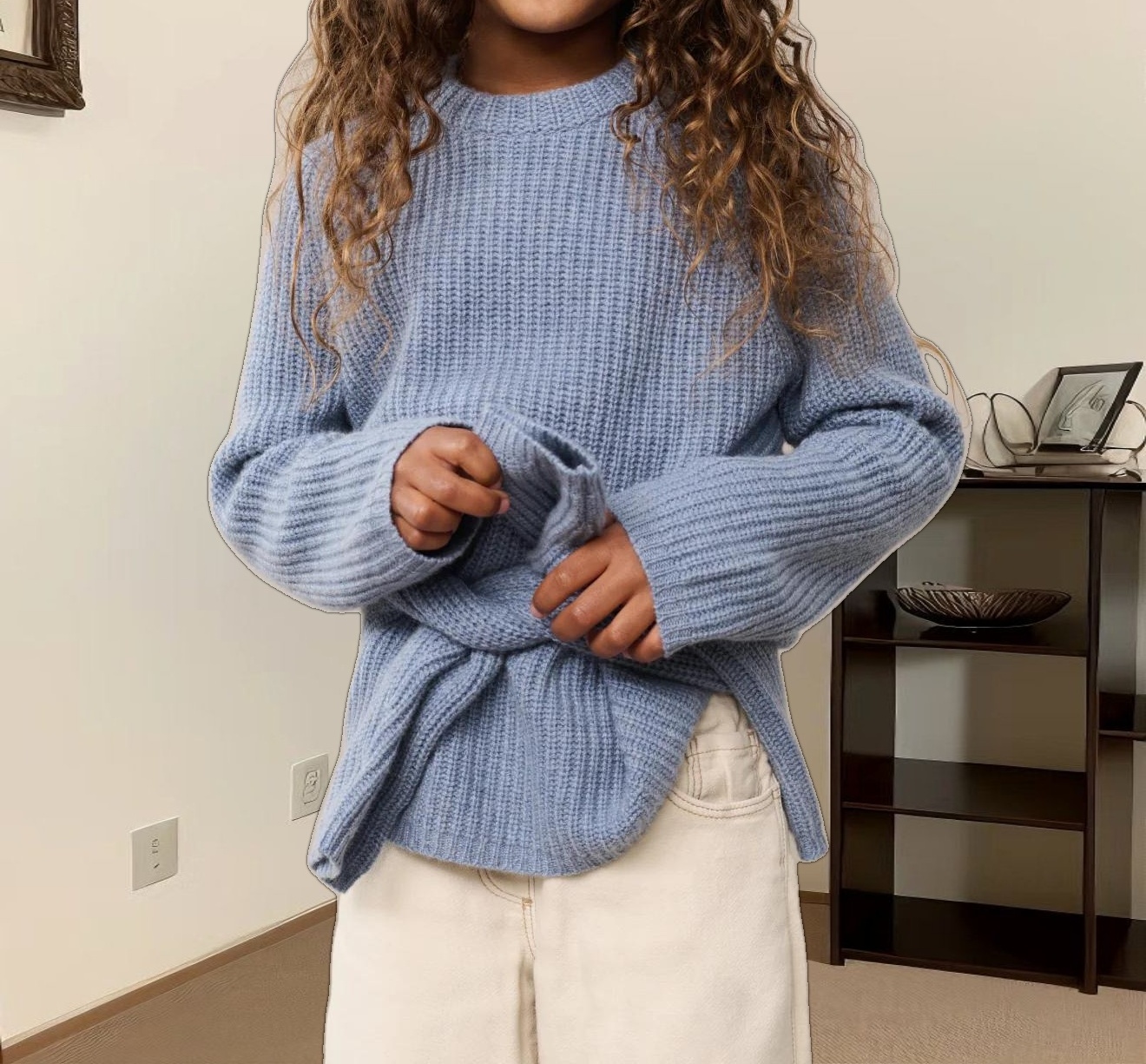 Kids' Cashmere Fisherman