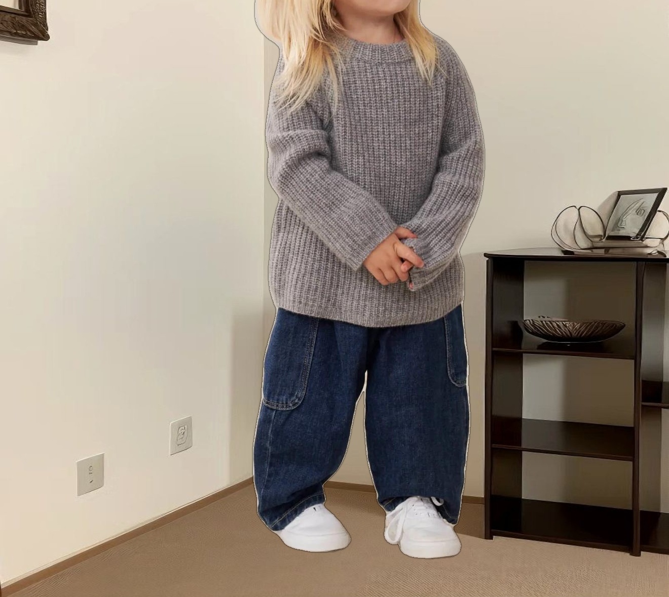 Kids' Cashmere Fisherman