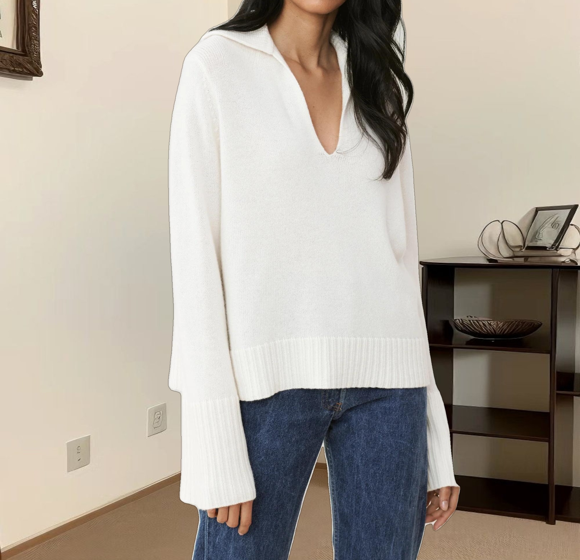 Cashmere Frances Polo