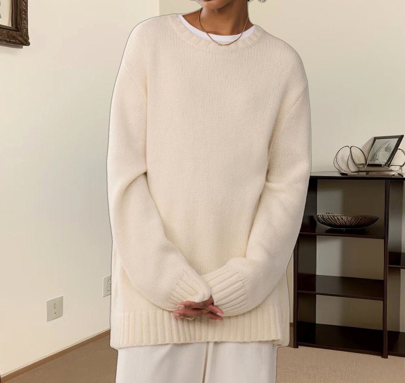 Cashmere Amelia Crewneck