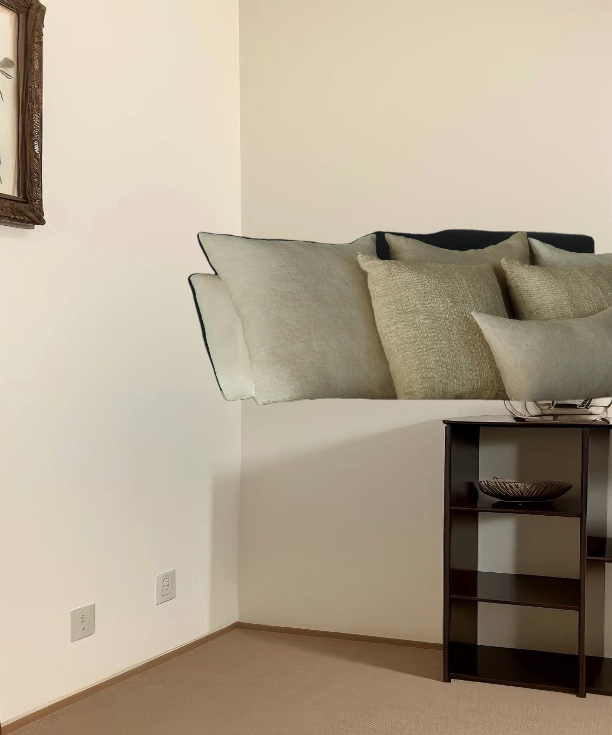 Fabric Swatch Slate Linen