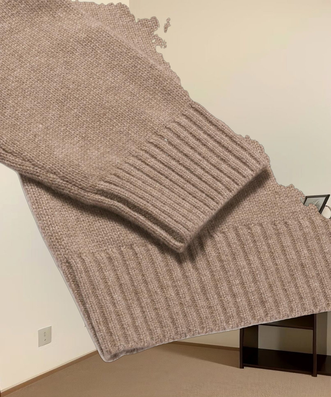 Cashmere Oversized Crewneck