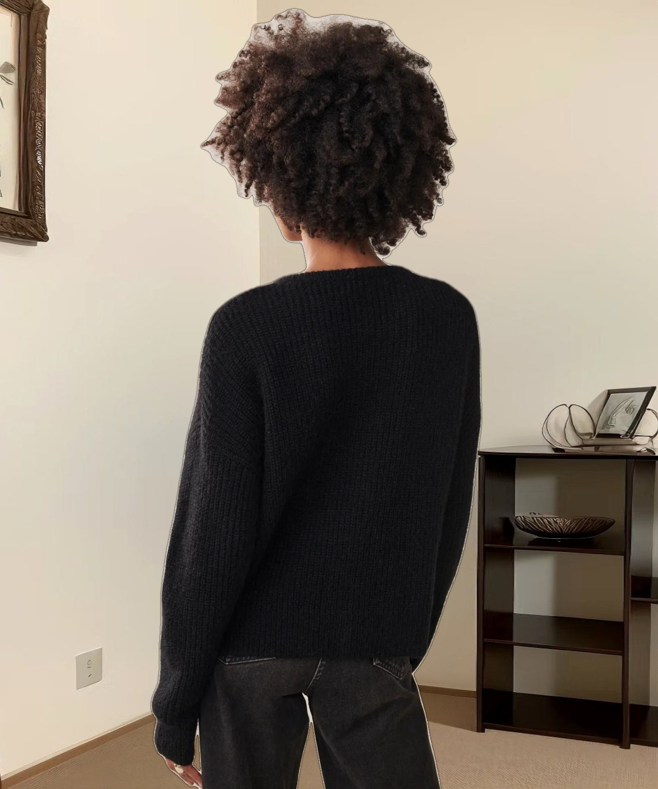 Hayes Crewneck Cardigan