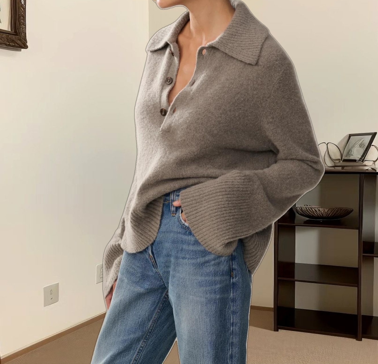 Cashmere Stevie Polo