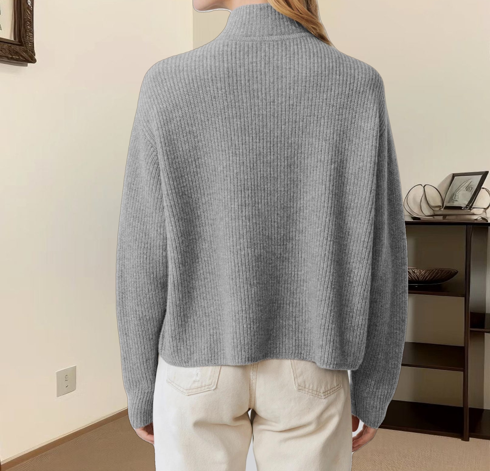Cashmere Half Zip