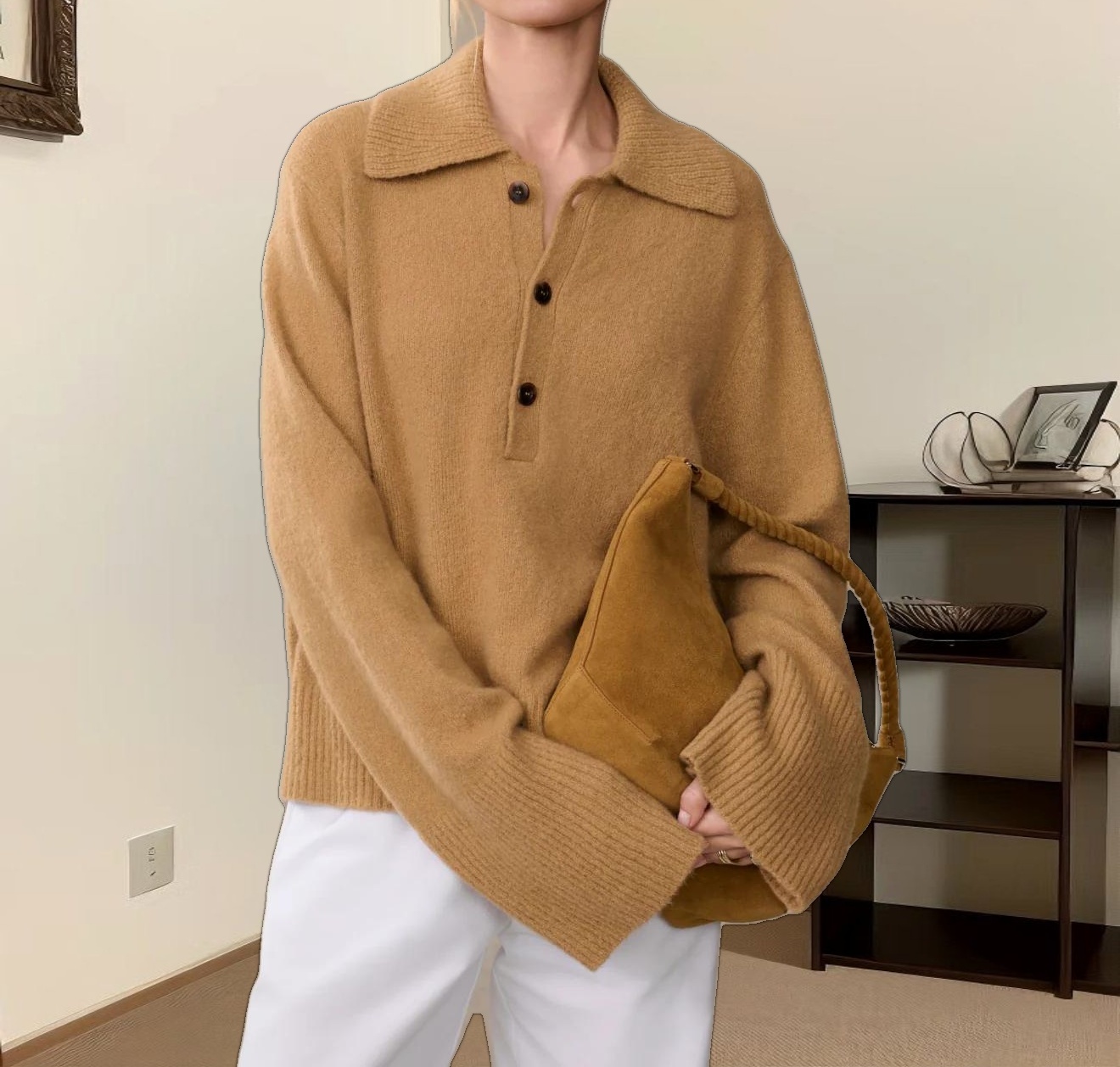 Cashmere Stevie Polo