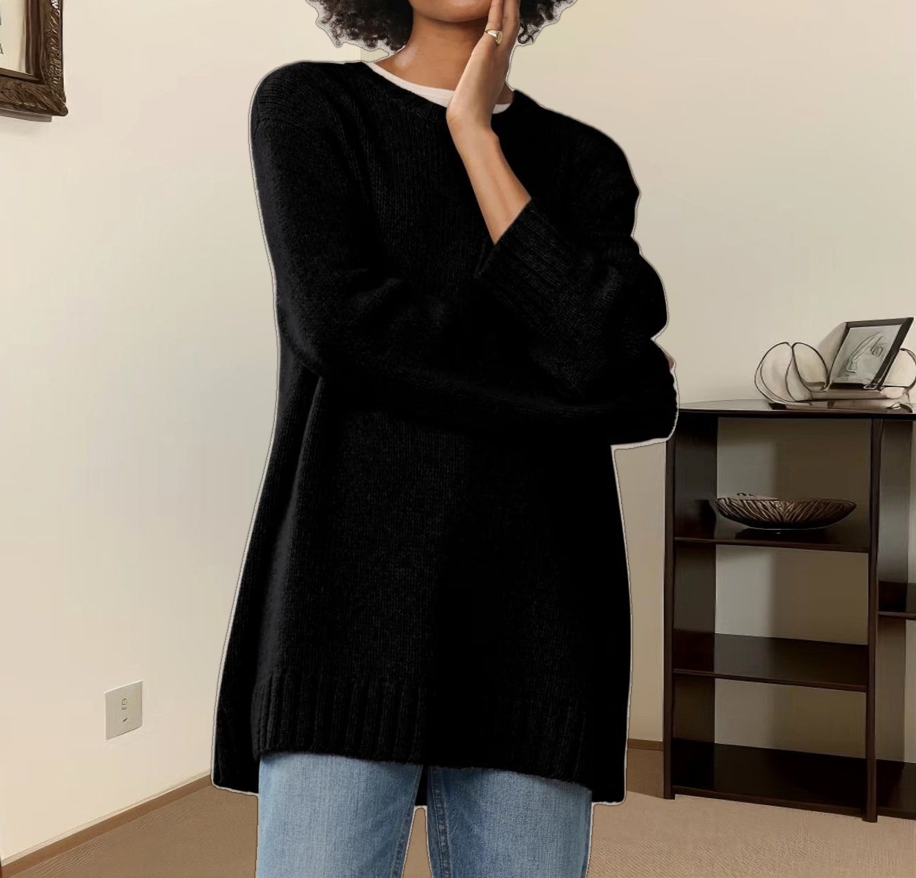 Cashmere Amelia Crewneck