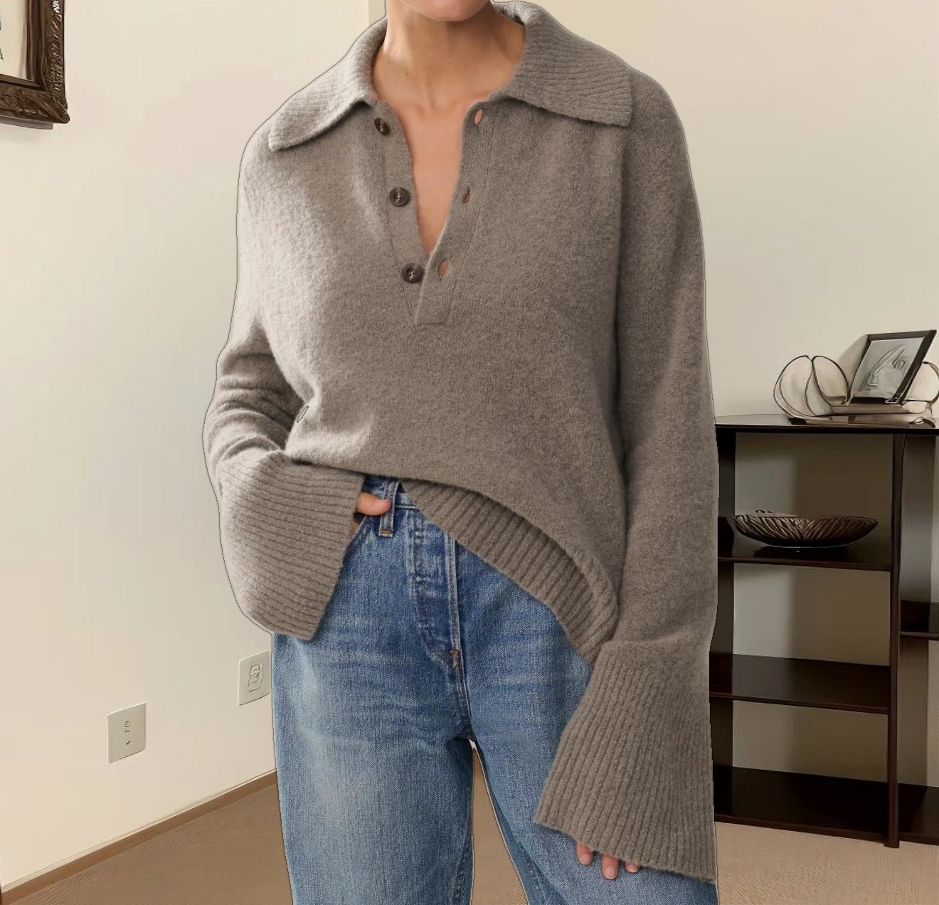 Cashmere Stevie Polo