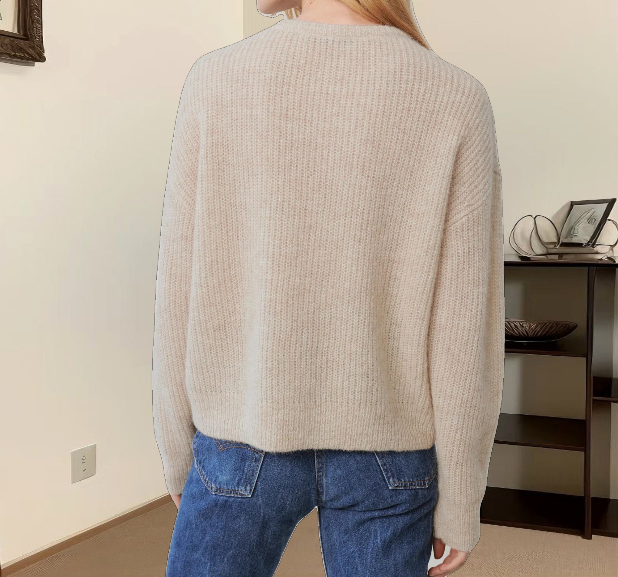 Hayes Crewneck Cardigan