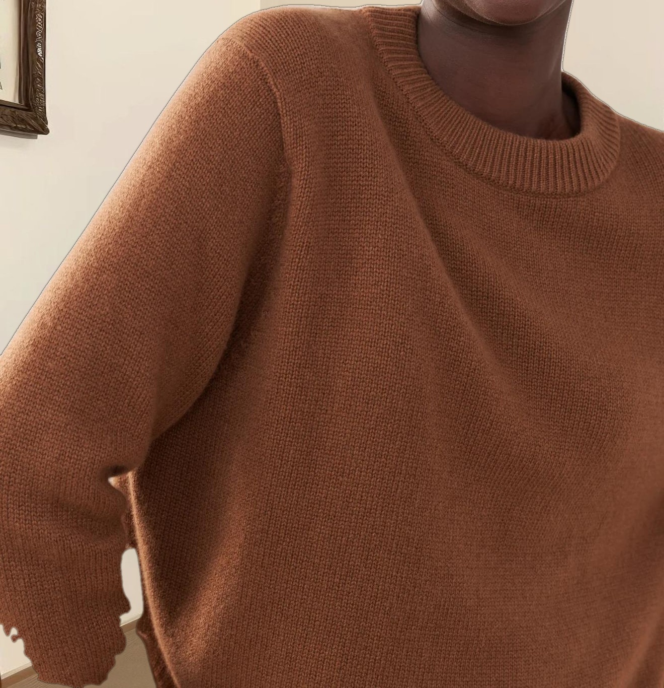 Cashmere Oversized Crewneck