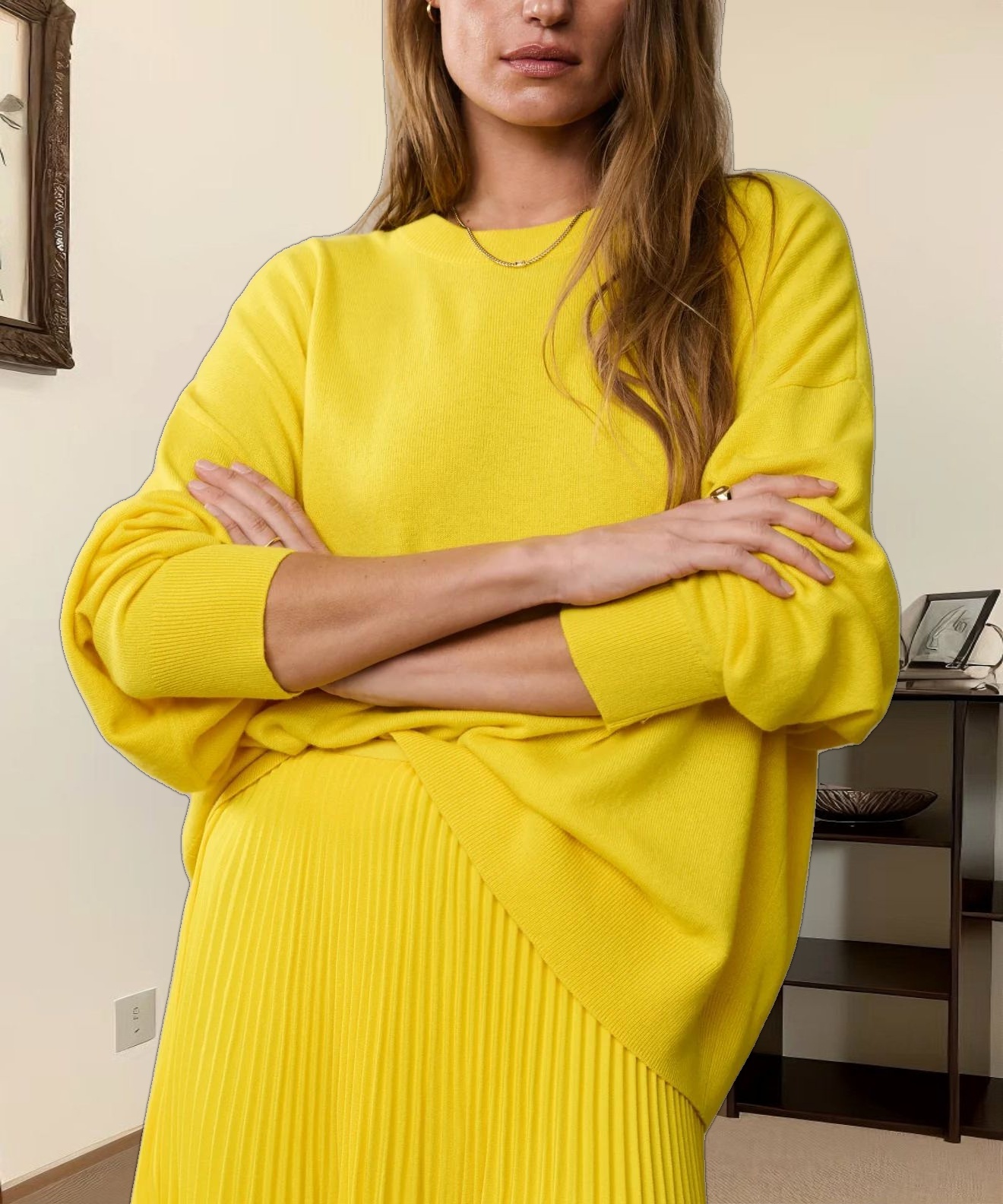 Cashmere Marina Crewneck