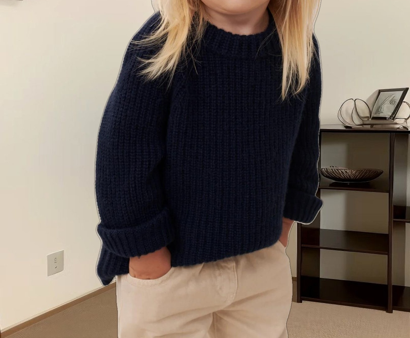 Kids' Cashmere Fisherman