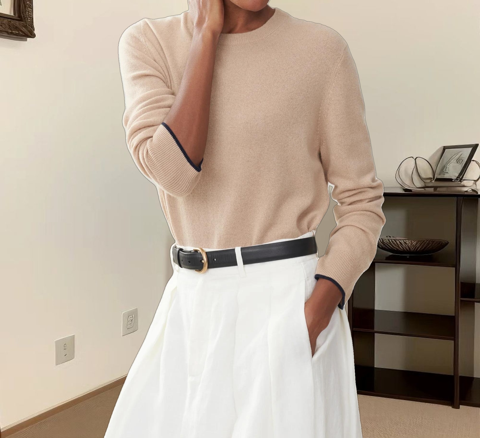 Flynn Cashmere Crewneck