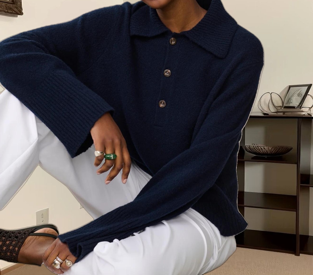 Cashmere Stevie Polo