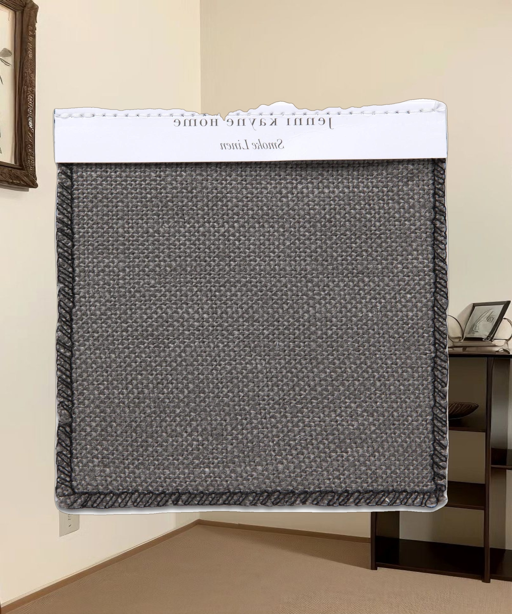 Fabric Swatch Smoke Linen