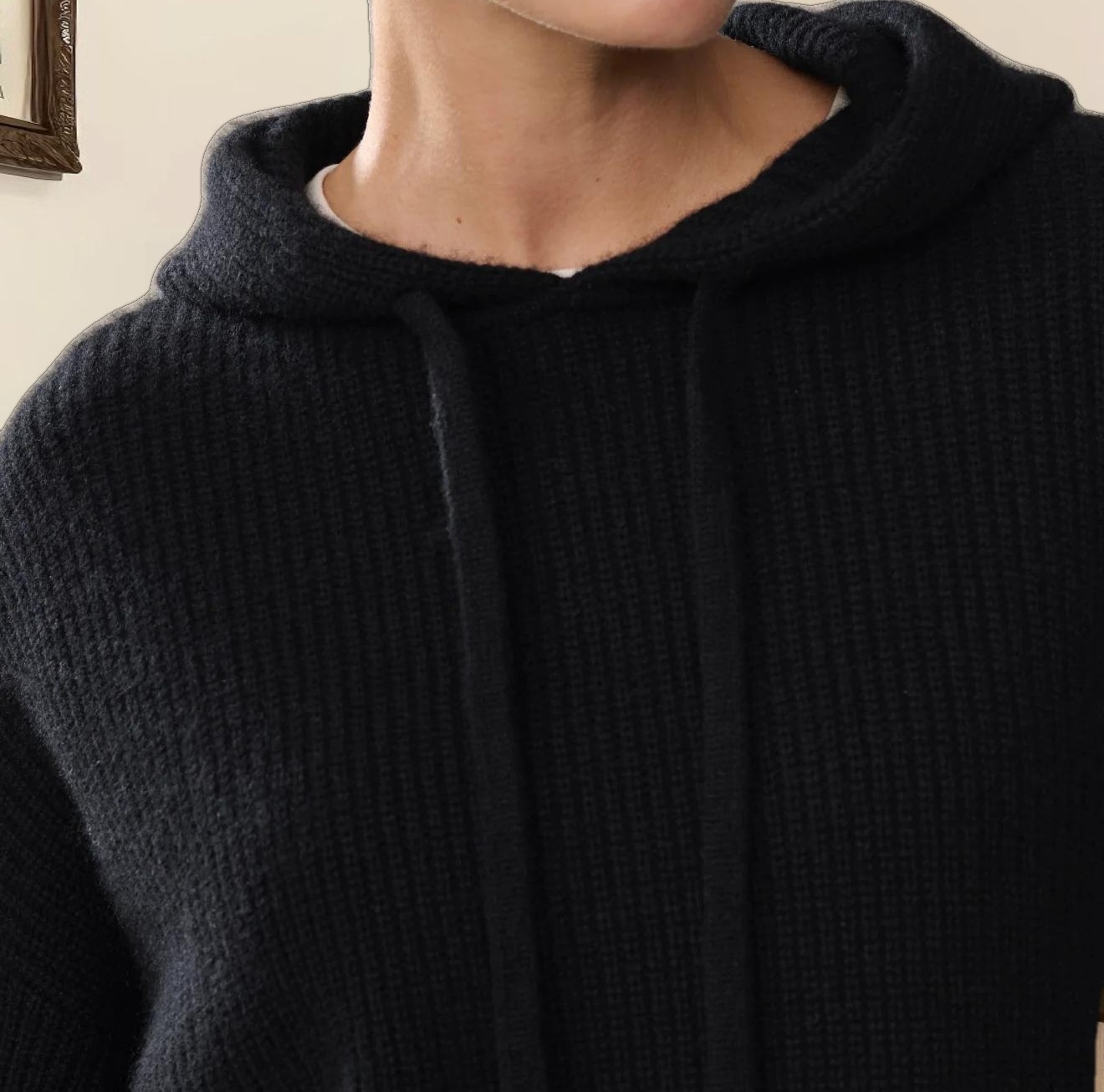 Cashmere Fisherman Hoodie