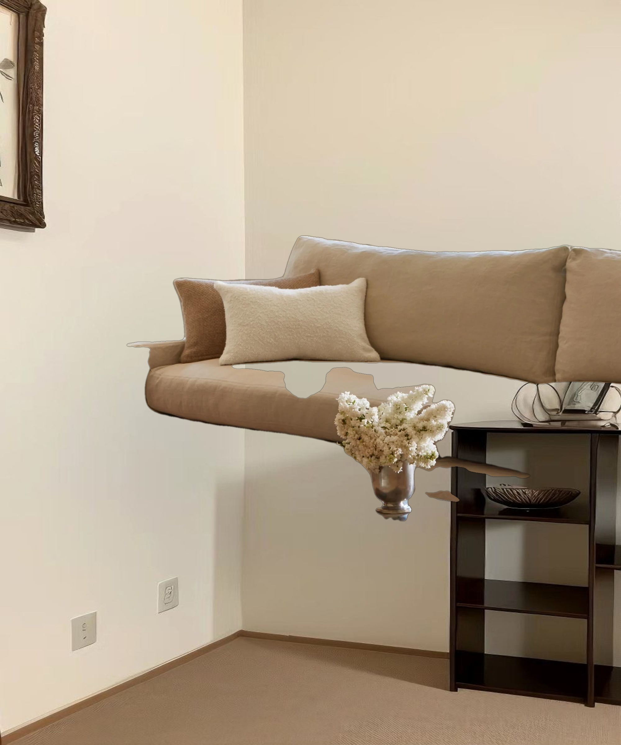 Alpaca Basketweave Lumbar Pillow