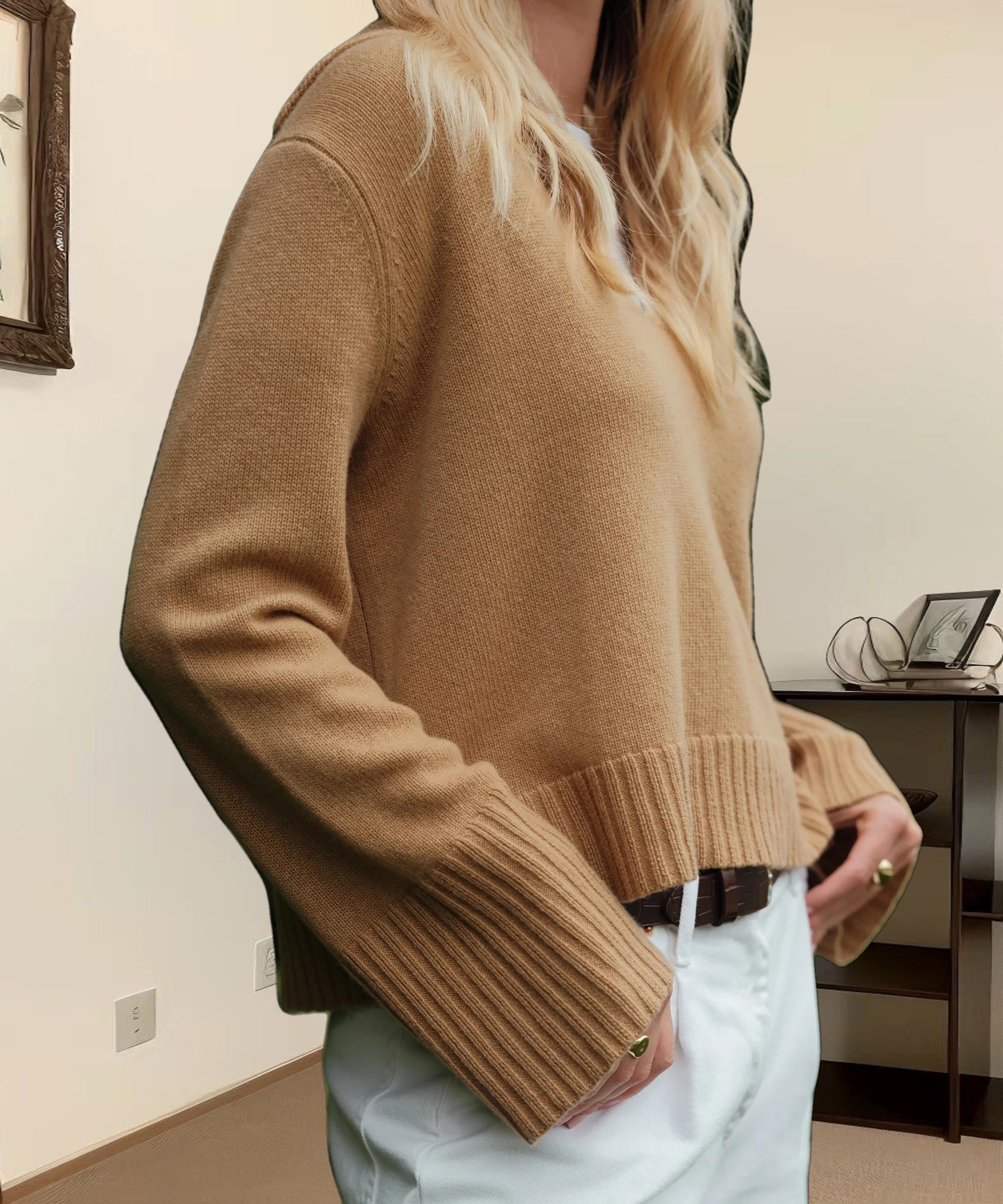 Cashmere Frances Polo