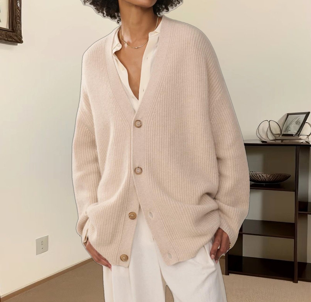 Cashmere Cocoon Cardigan