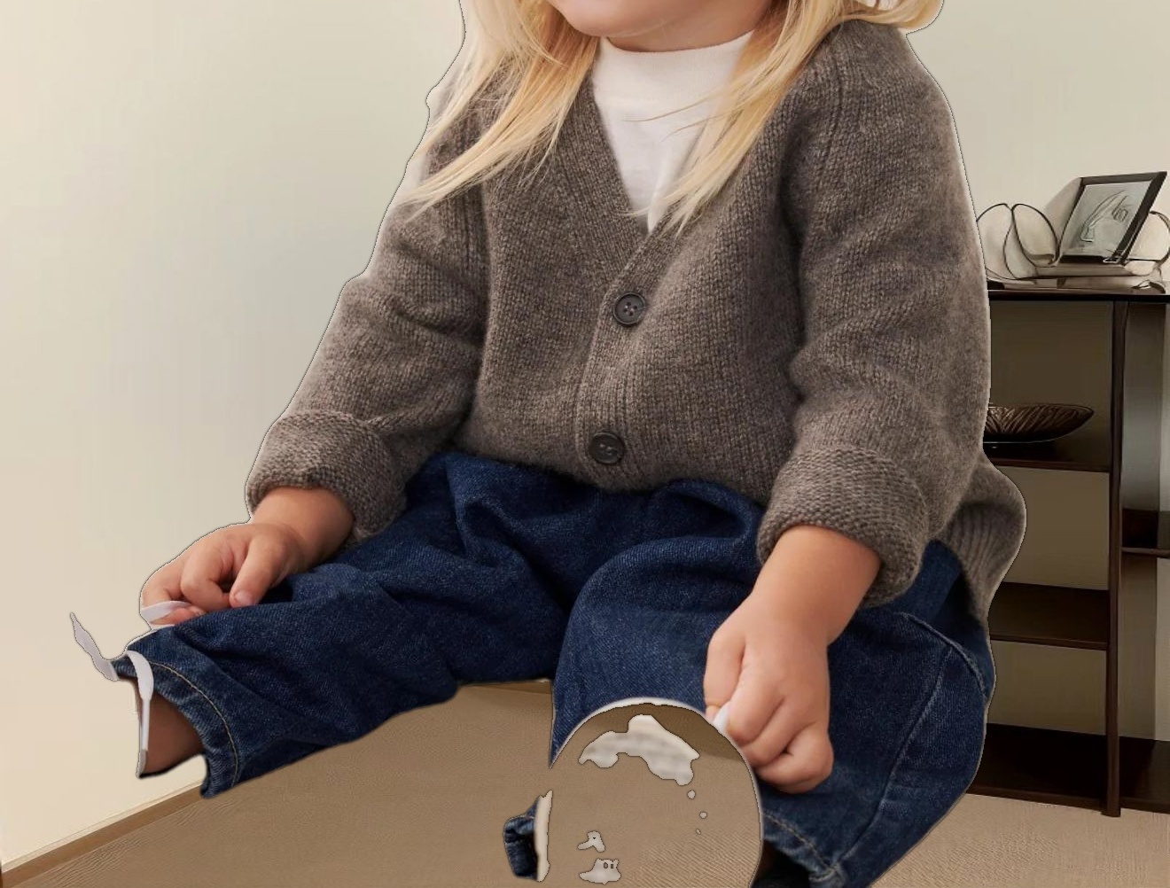 Kids' Cashmere Stanford Cardigan