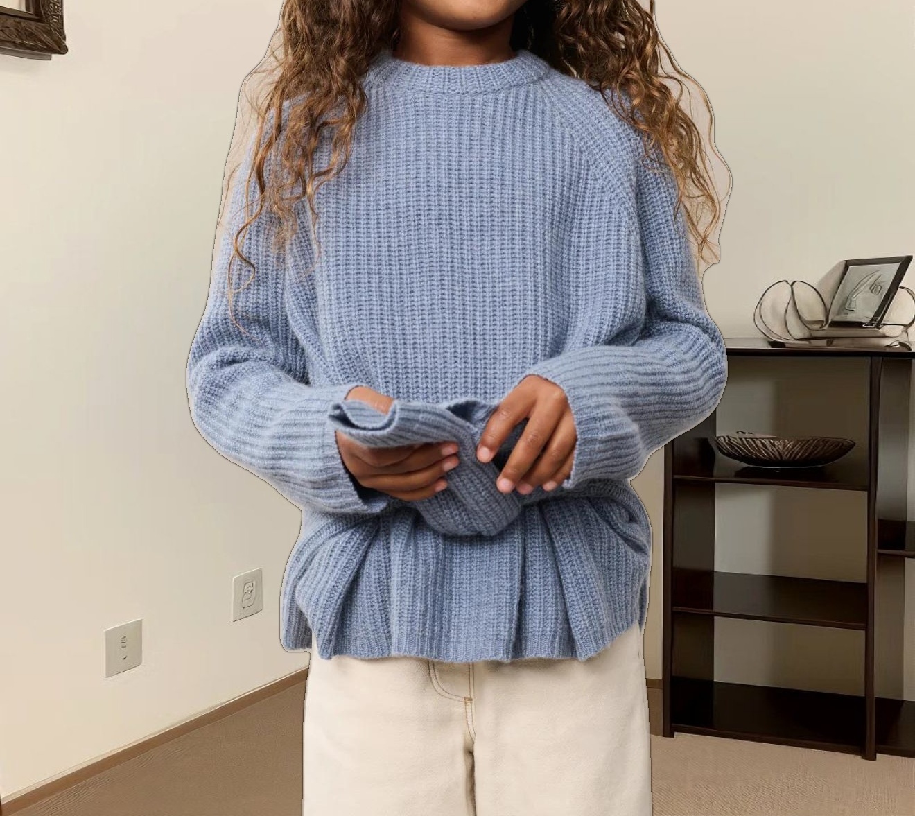 Kids' Cashmere Fisherman