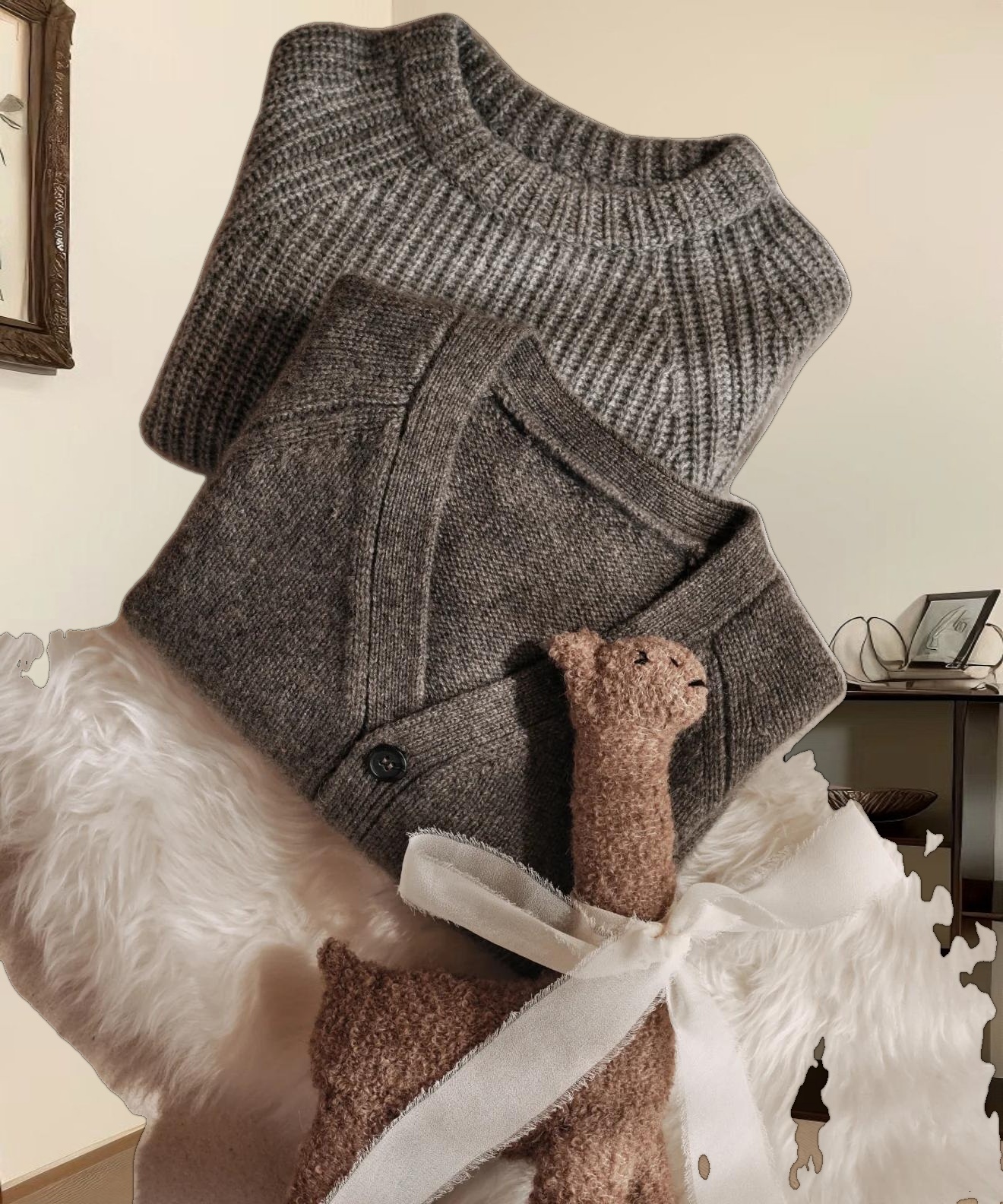 Kids' Cashmere Fisherman