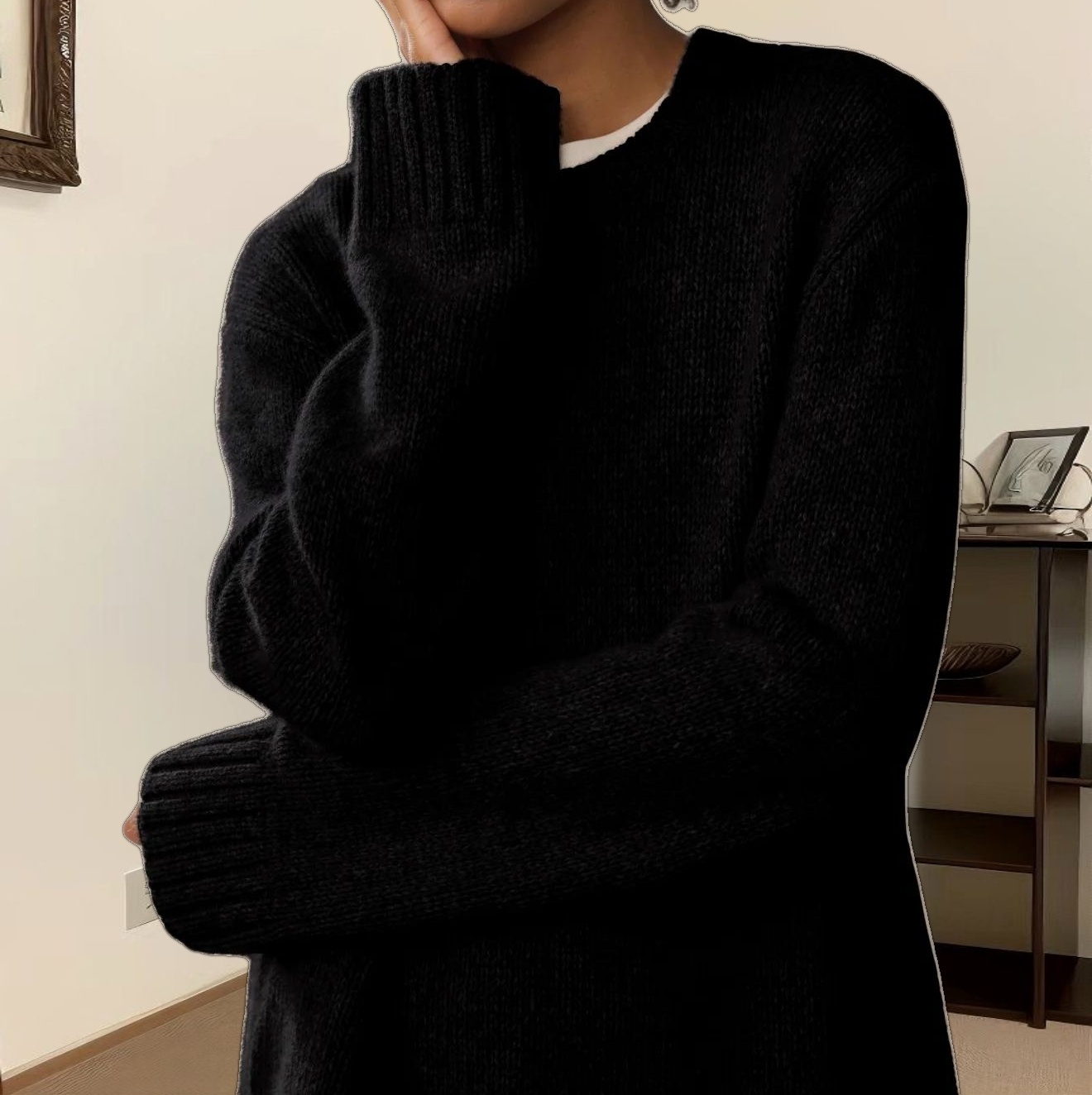 Cashmere Amelia Crewneck