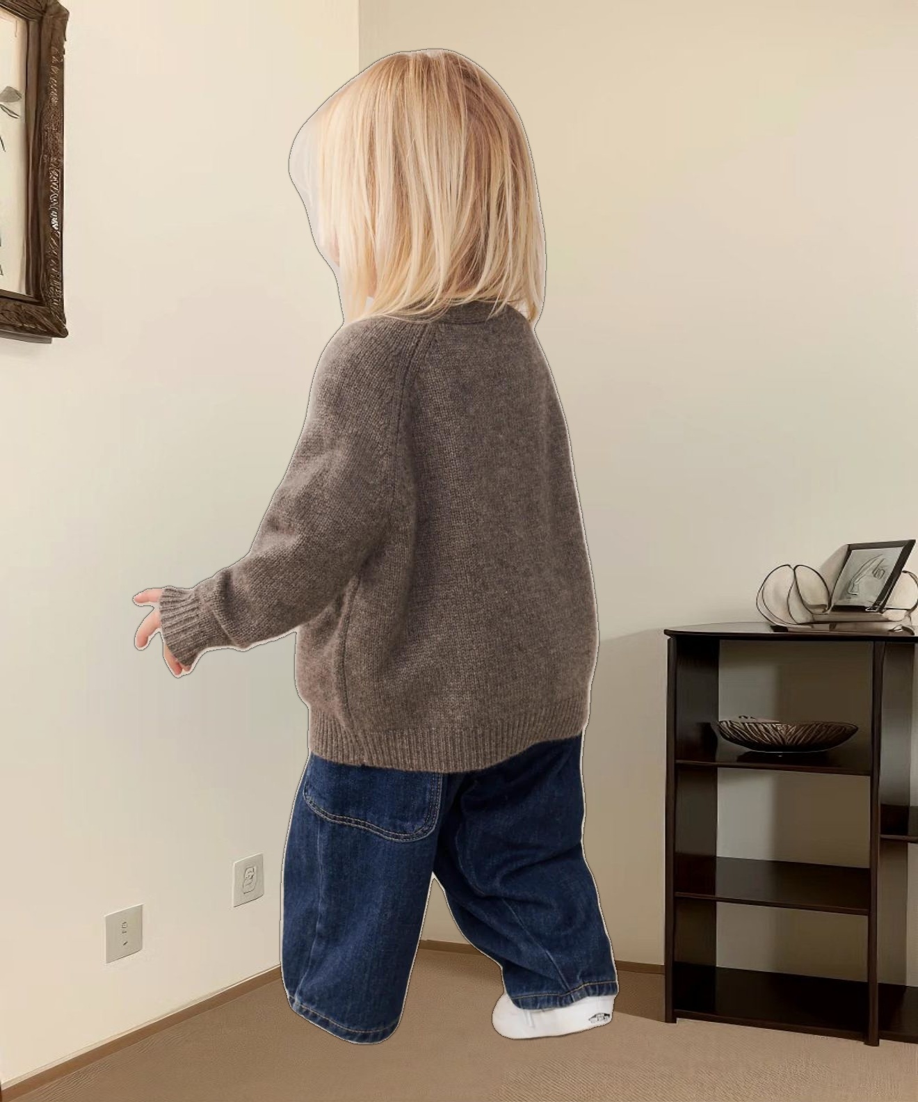 Kids' Cashmere Stanford Cardigan