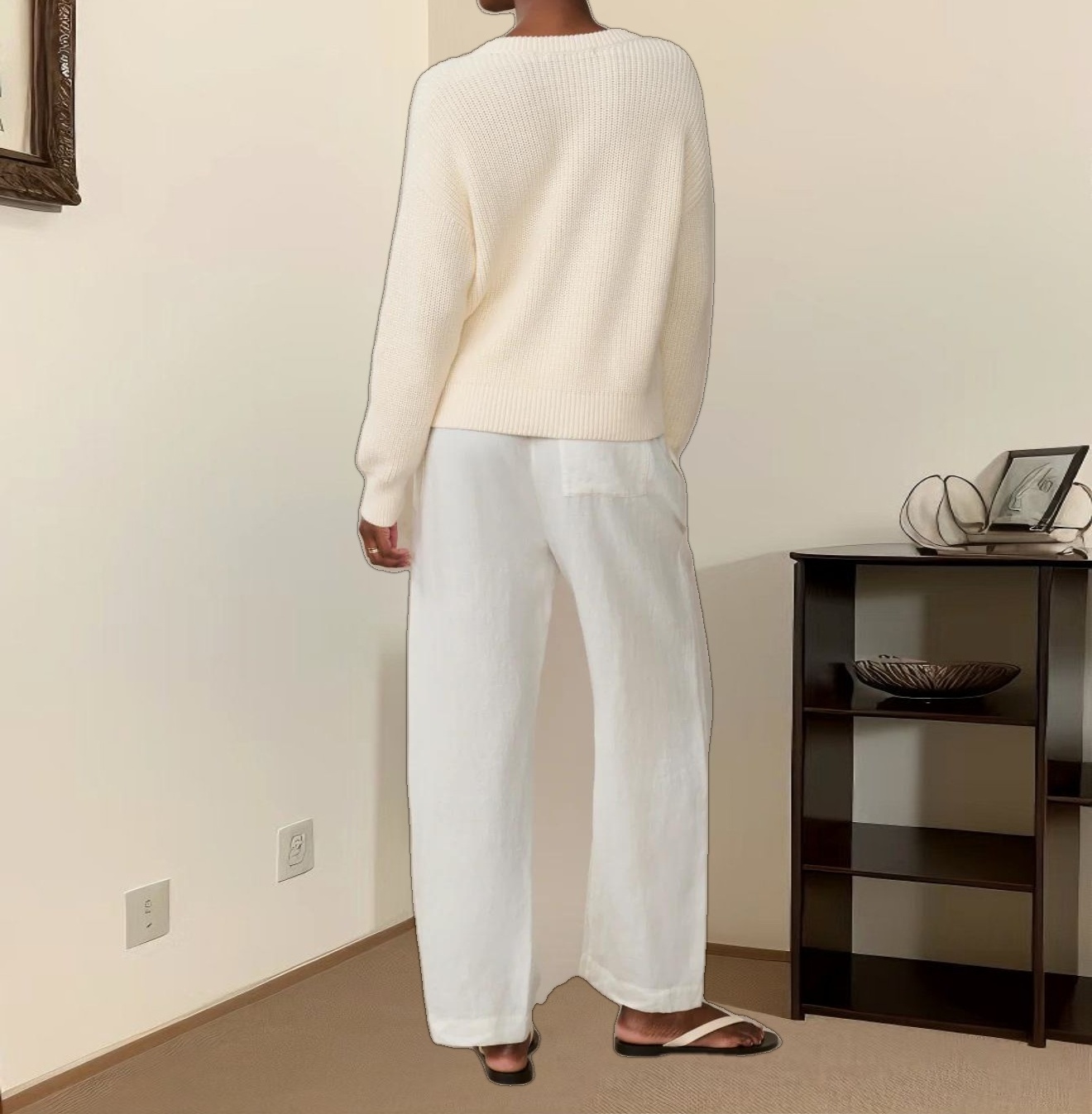 Cotton Hayes Crewneck Cardigan