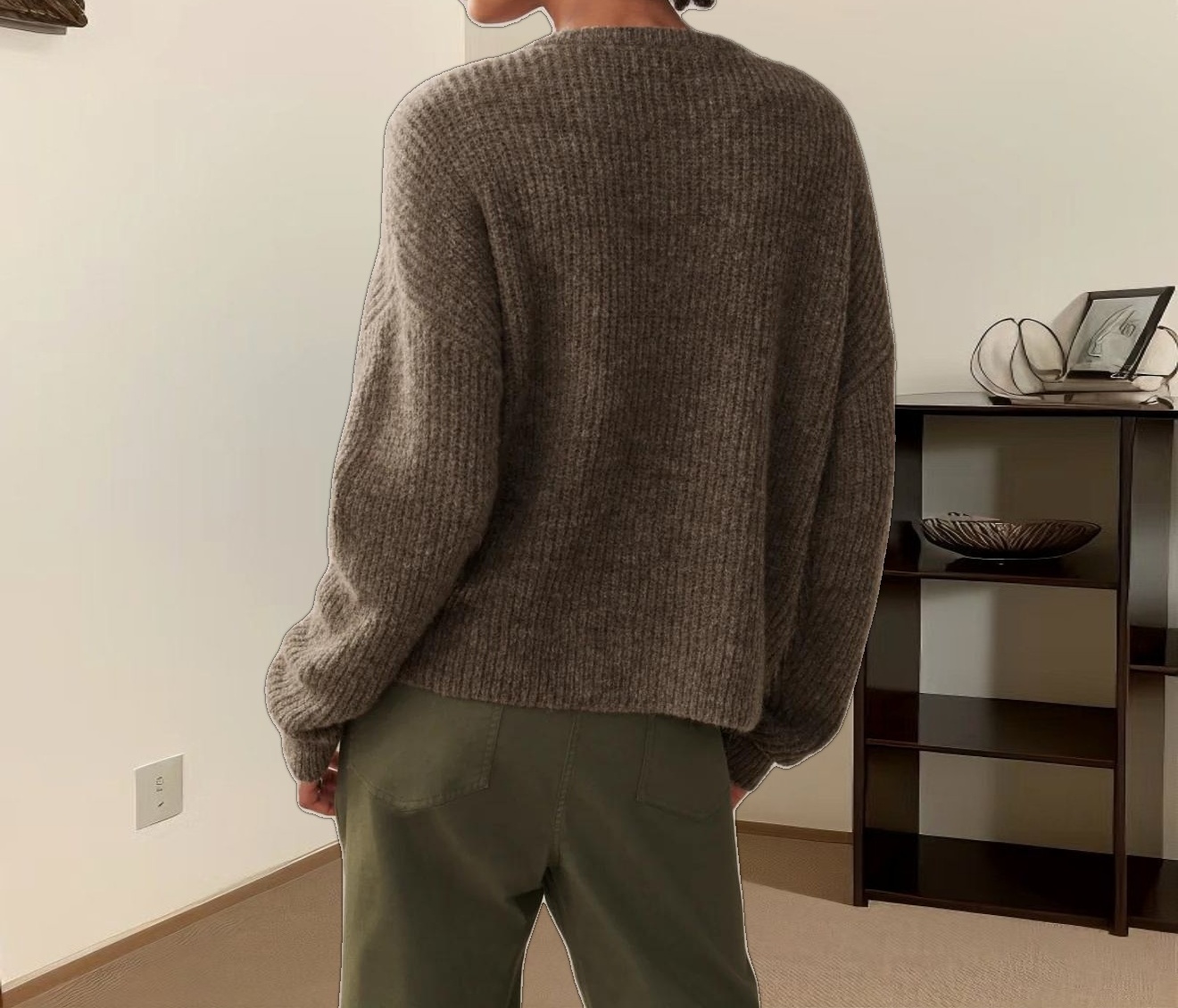 Hayes Crewneck Cardigan