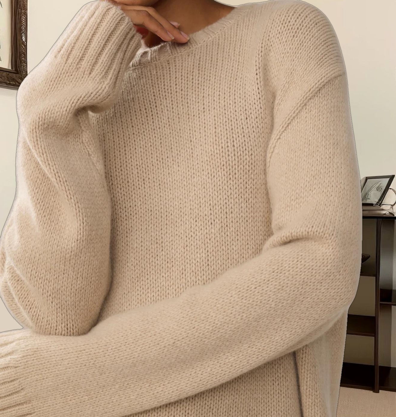 Cashmere Amelia Crewneck