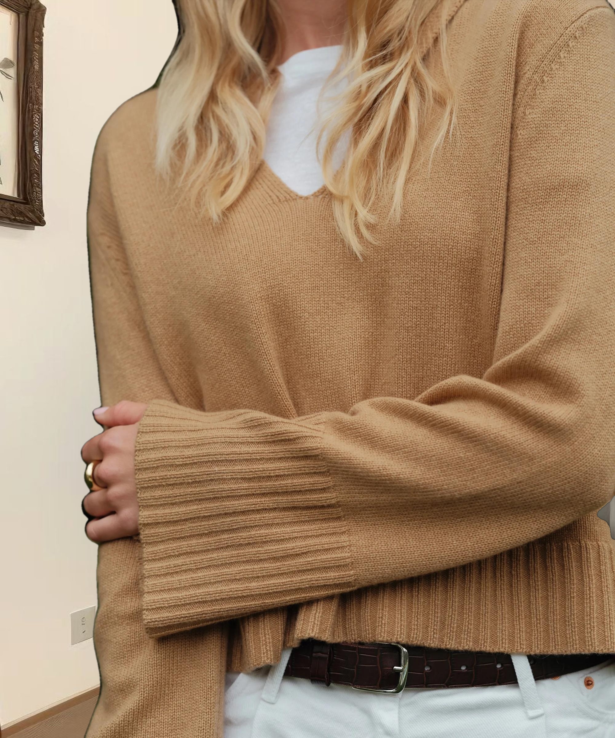 Cashmere Frances Polo