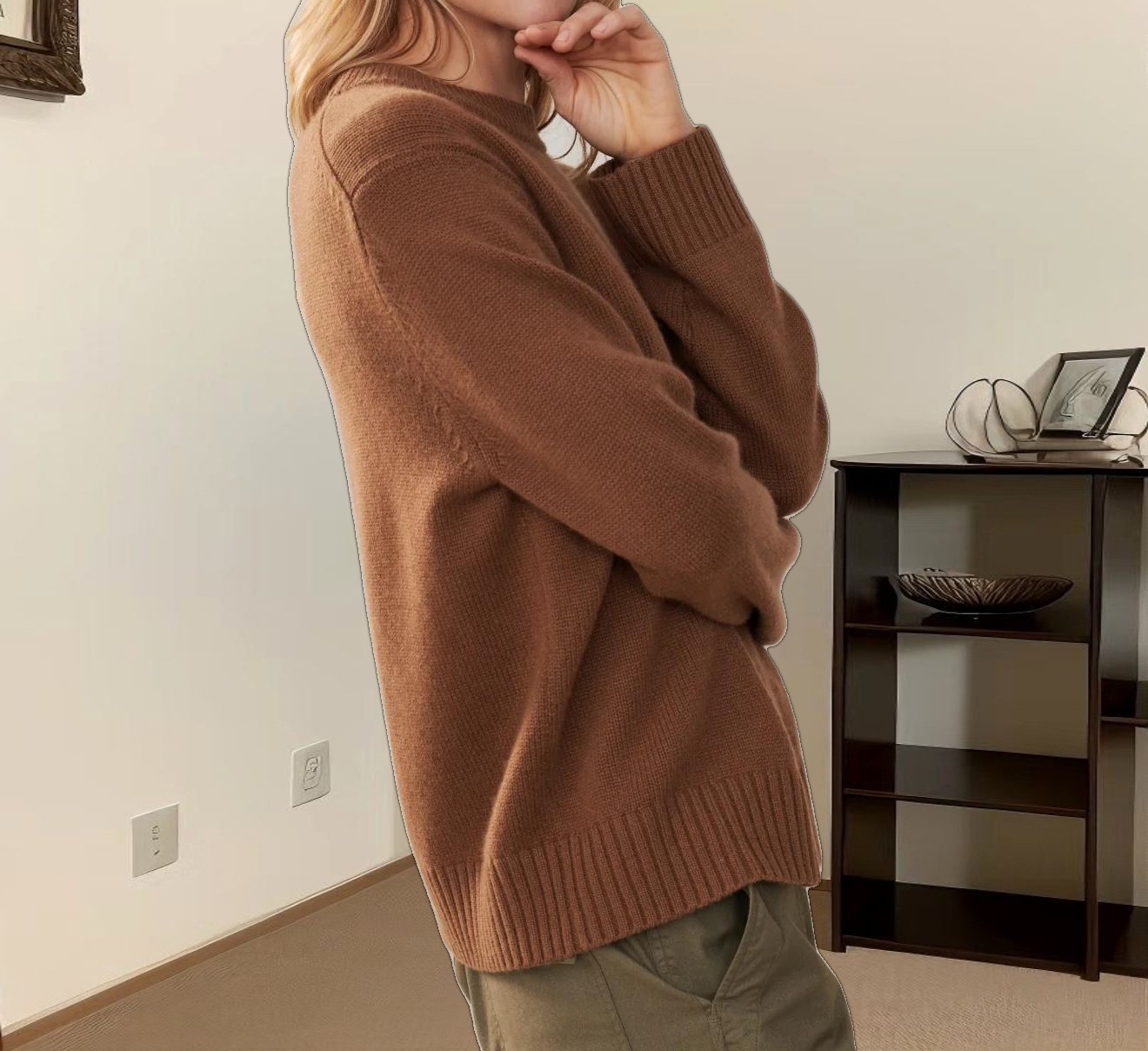 Cashmere Oversized Crewneck