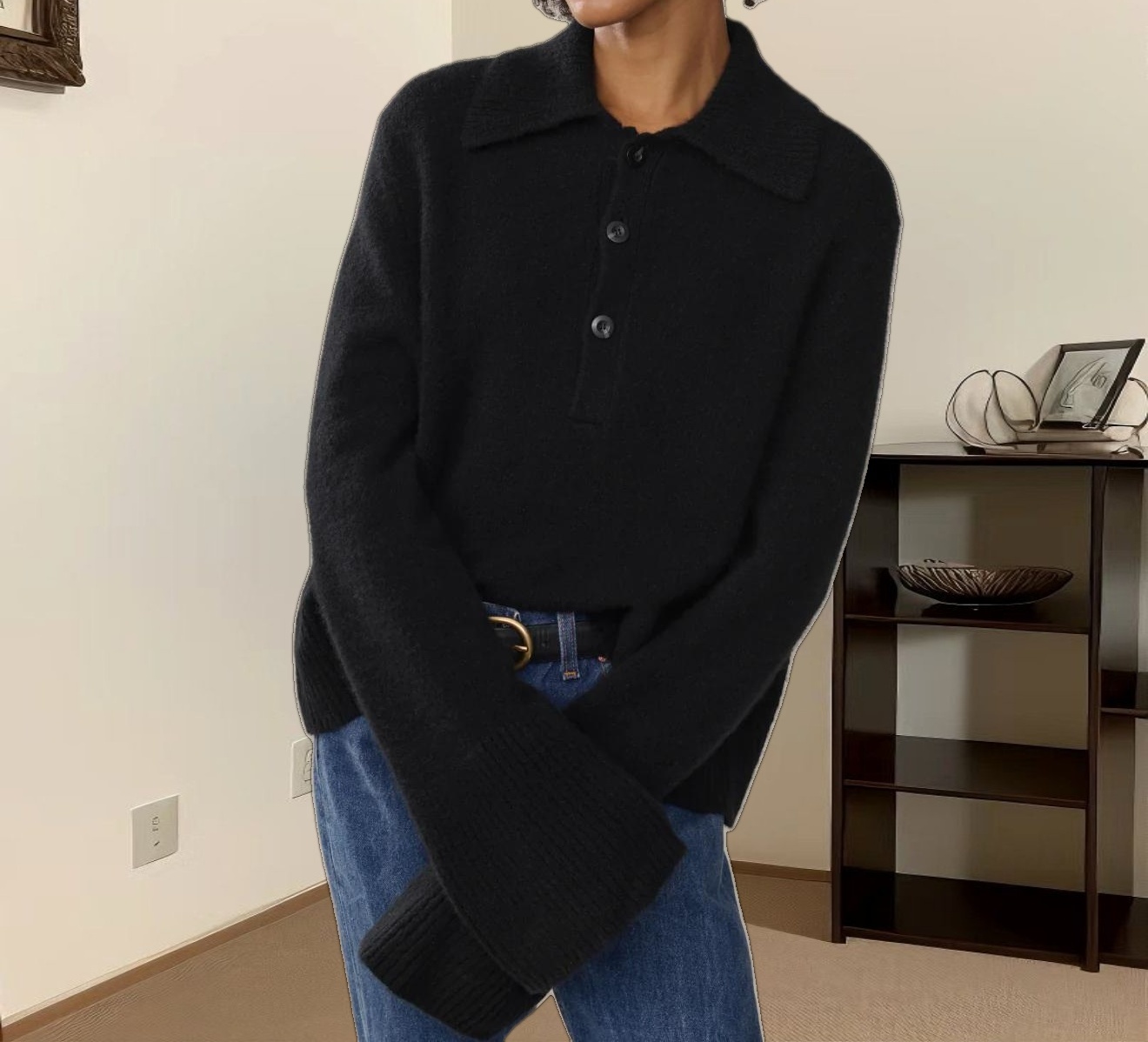 Cashmere Stevie Polo