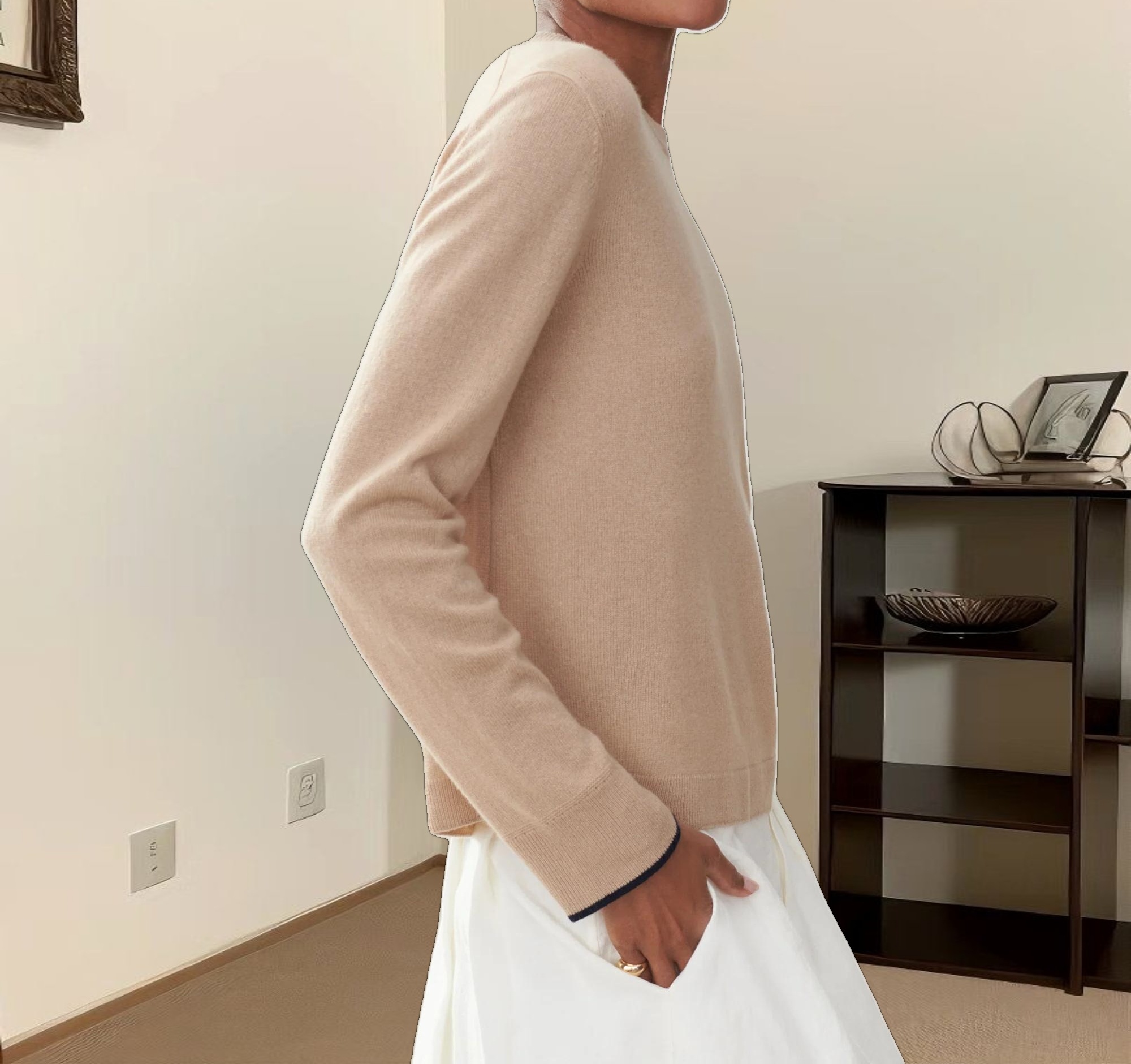 Flynn Cashmere Crewneck