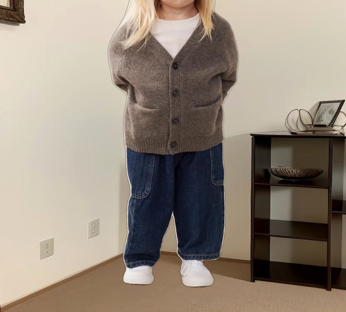 Kids' Cashmere Stanford Cardigan