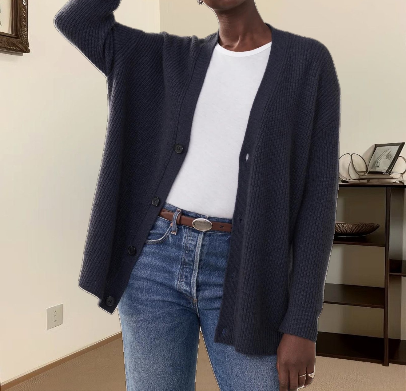 Cashmere Cocoon Cardigan