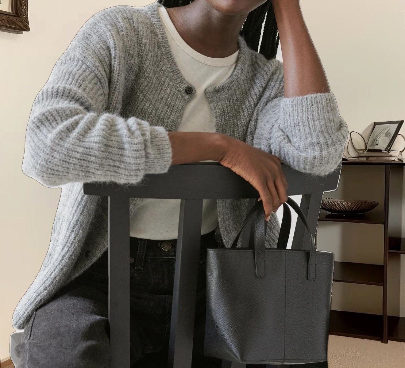 Hayes Crewneck Cardigan