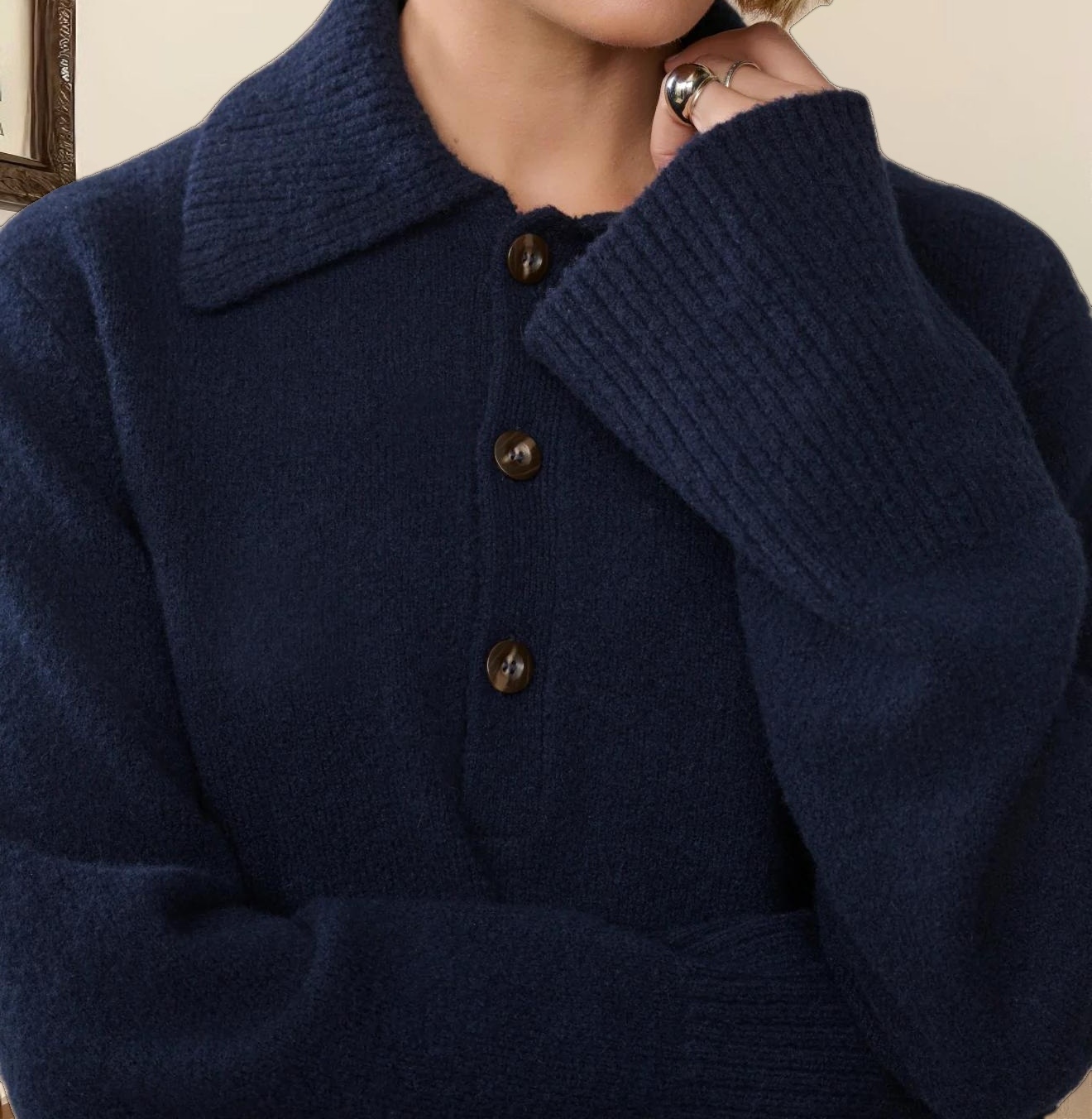 Cashmere Stevie Polo