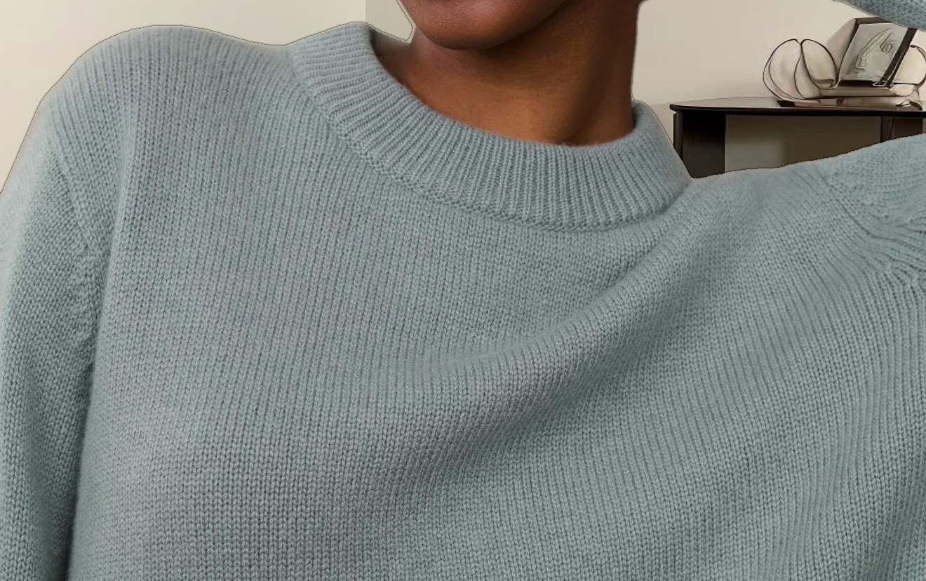 Cashmere Oversized Crewneck