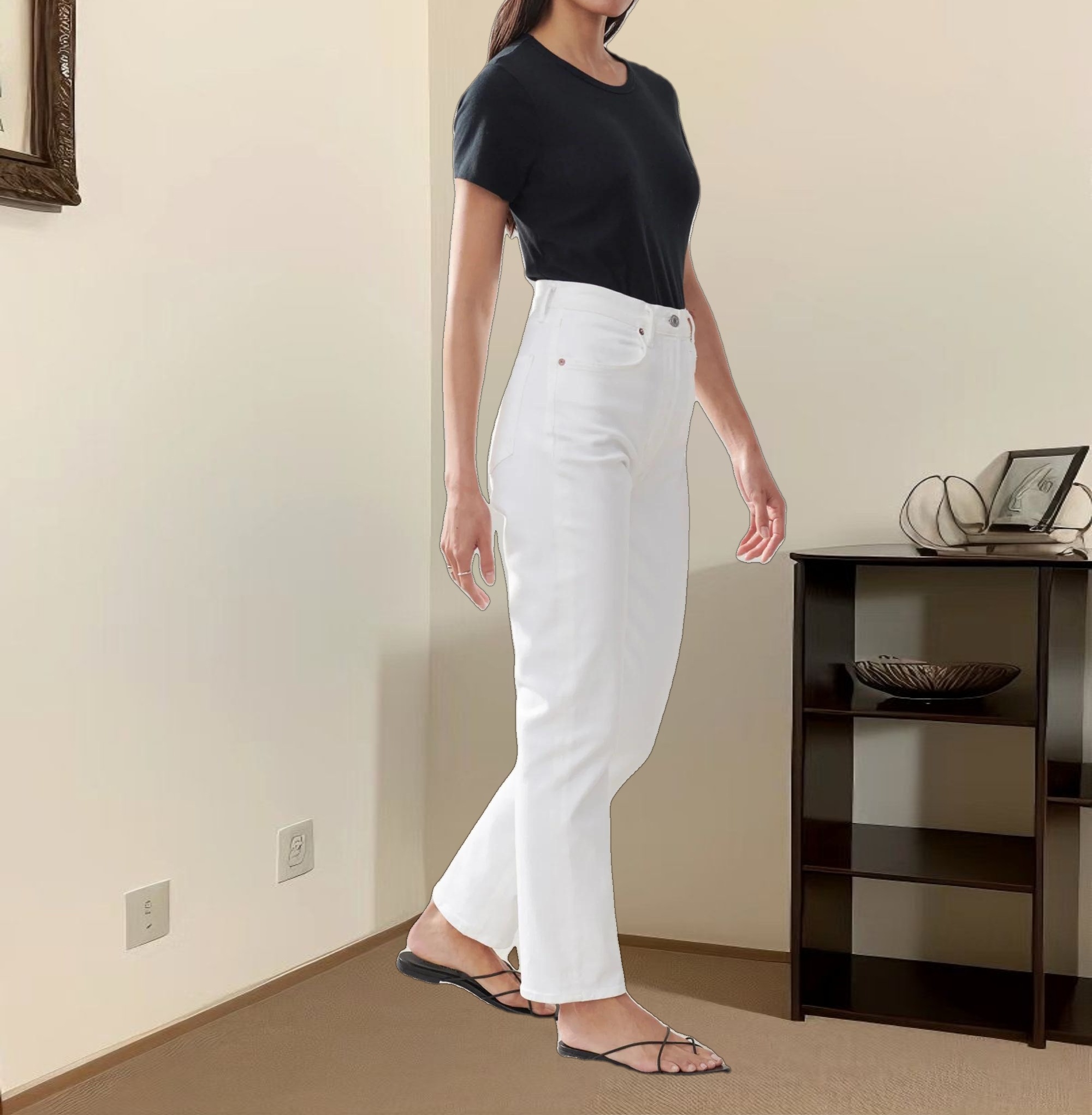 High Rise Stovepipe Jean